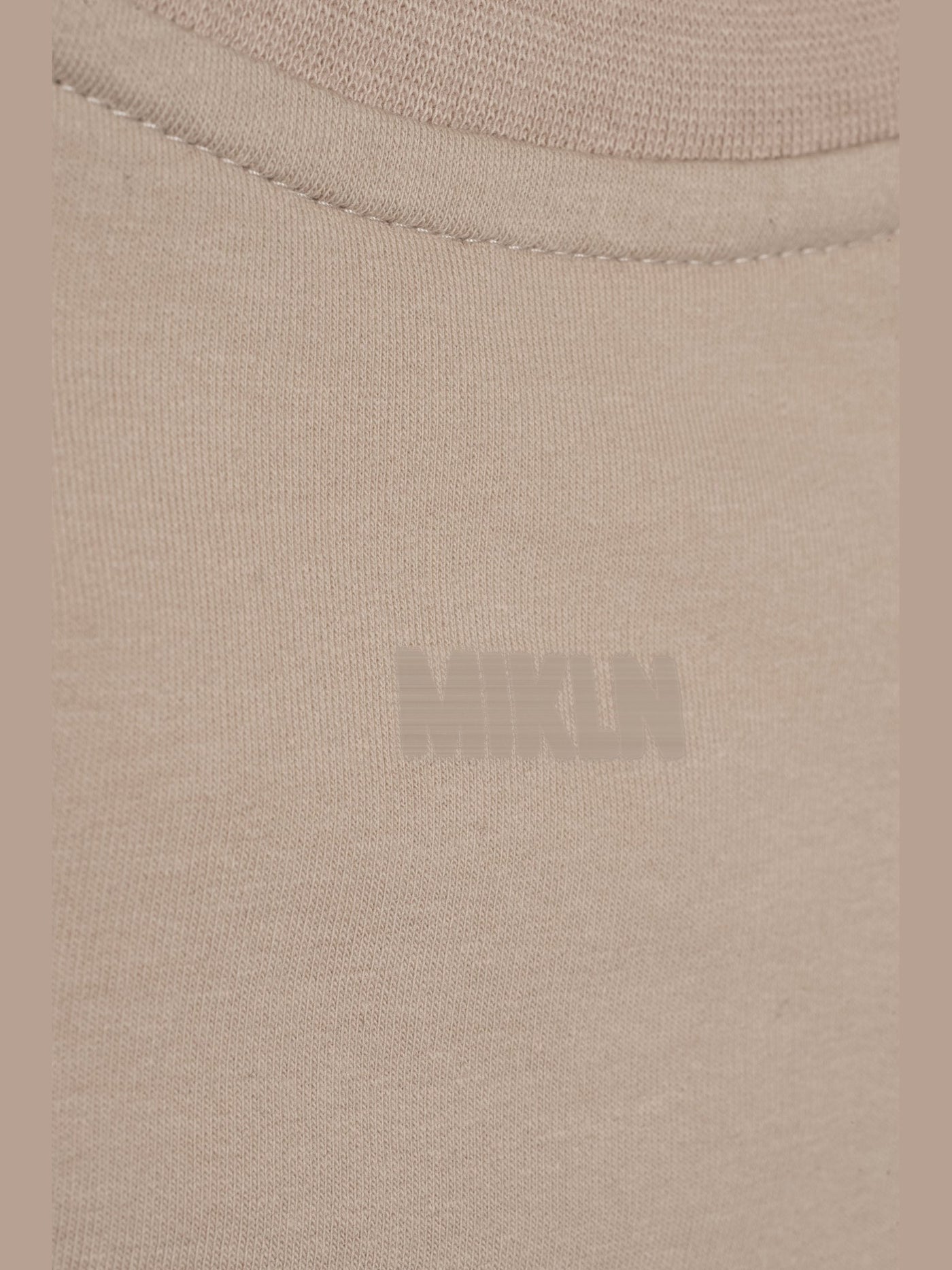 MIKLN Original T-shirt in beige, premium stof, handgemaakt in Nederland