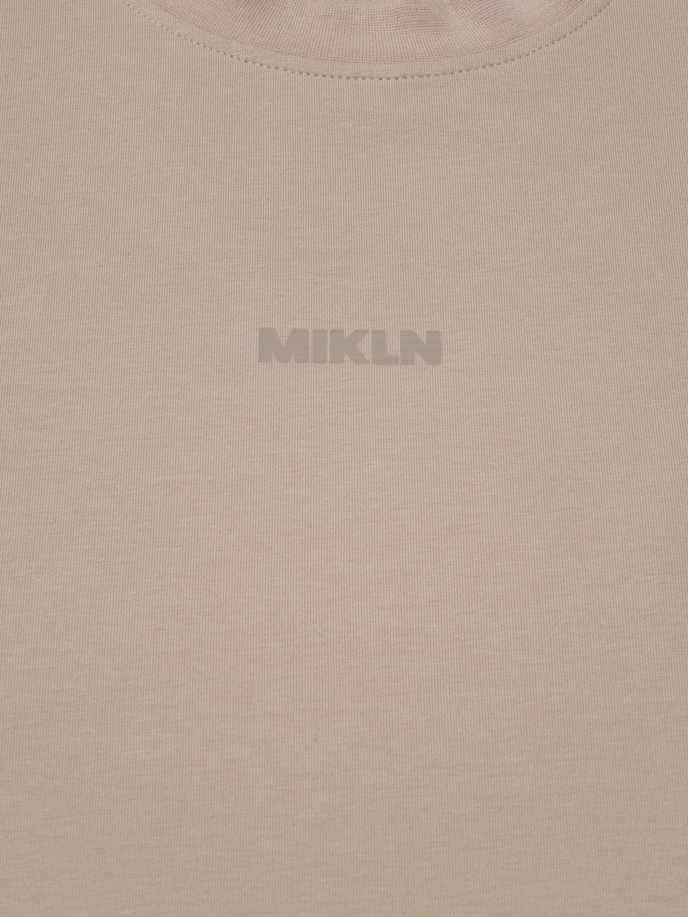 MIKLN Original T-shirt in beige, premium stof, handgemaakt in Nederland