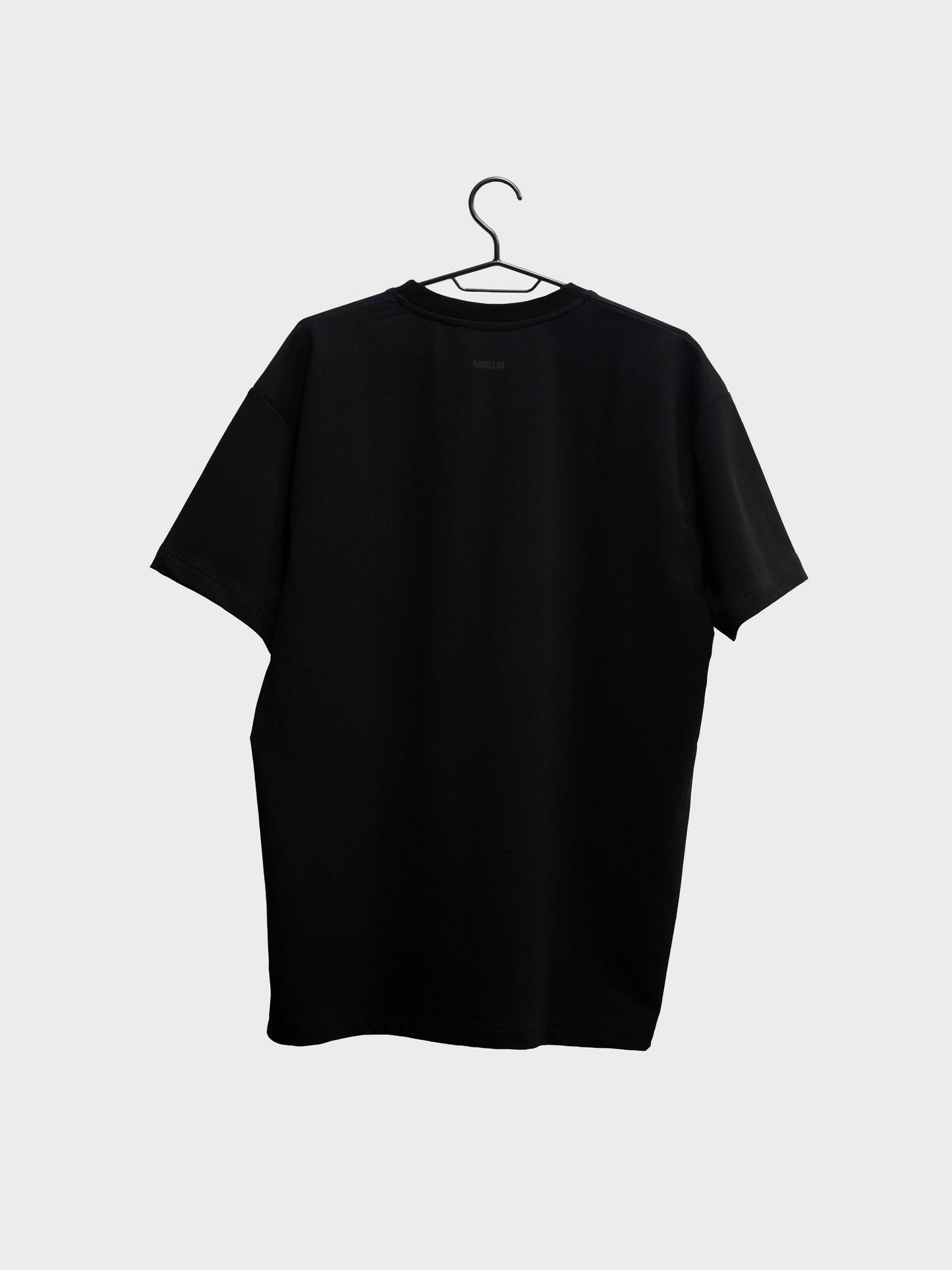 mikln original t-shirt in zwart, premium stof, handgemaakt in nederland