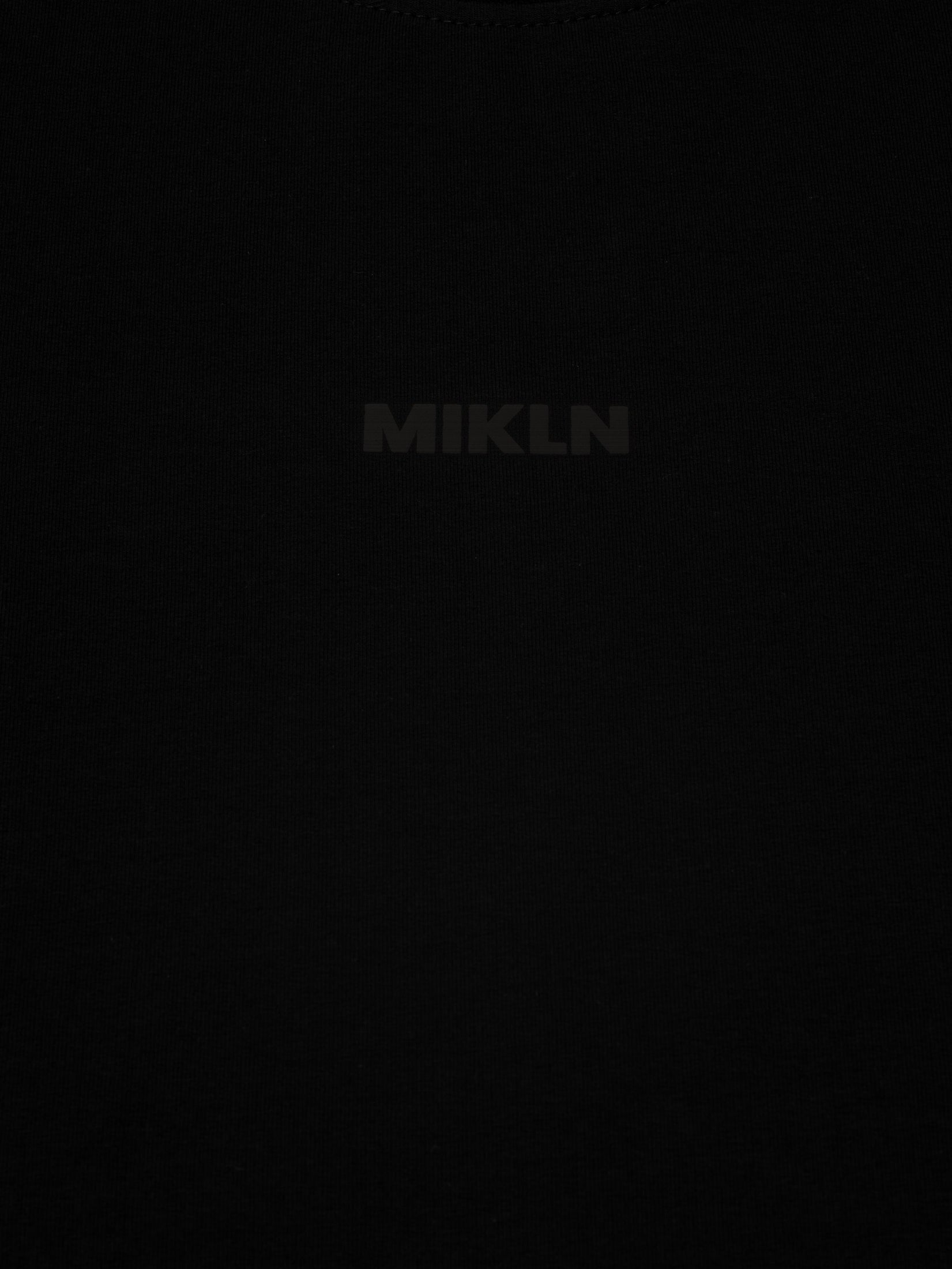 MIKLN Original T-shirt in zwart, premium stof, handgemaakt in Nederland