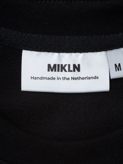 MIKLN Original T-shirt in zwart, premium stof, handgemaakt in Nederland
