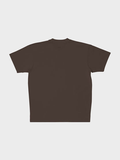 MIKLN T 02 bruin T-shirt achteraanzicht