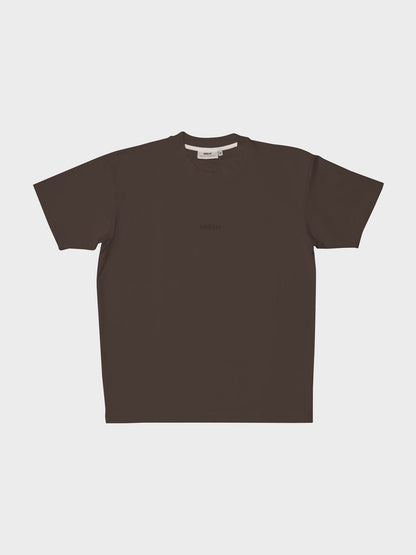 MIKLN Original T-shirt in bruin, relaxed fit, handgemaakt in Nederland