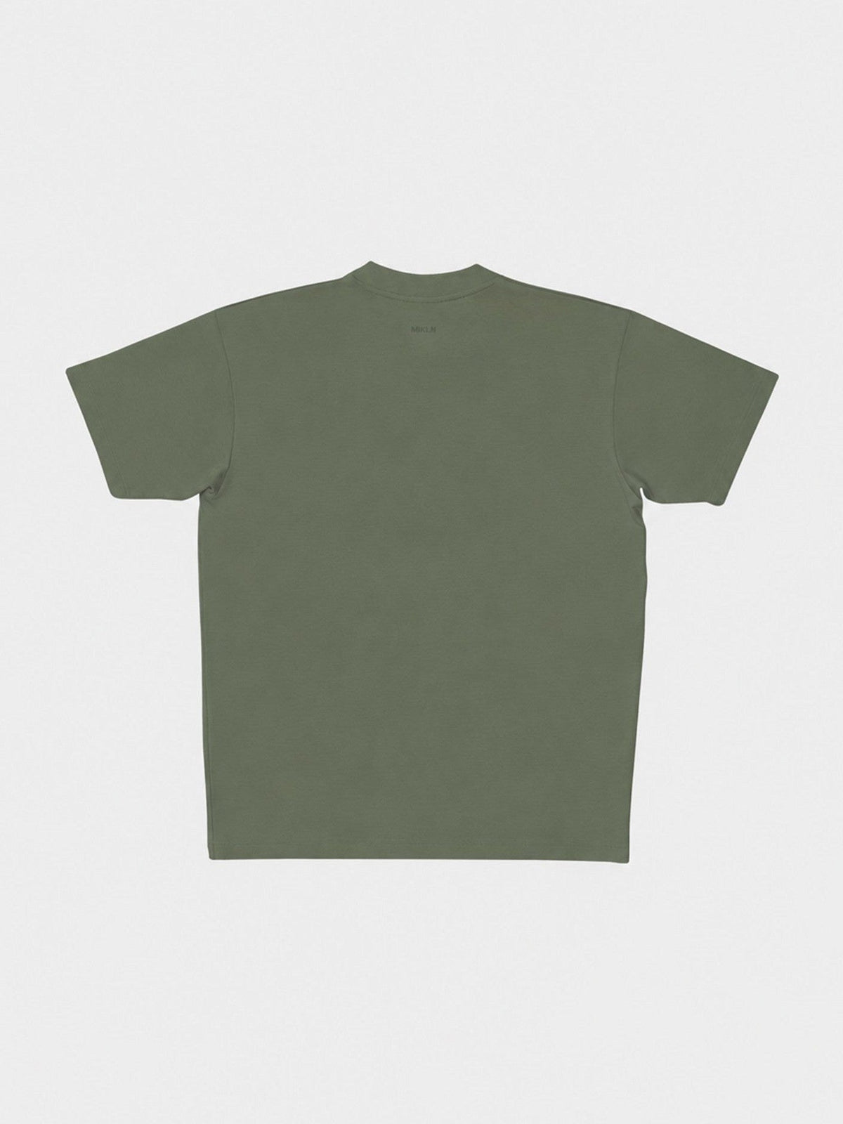 MIKLN T 02 groen T-shirt achteraanzicht