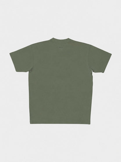 MIKLN T 02 groen T-shirt achteraanzicht