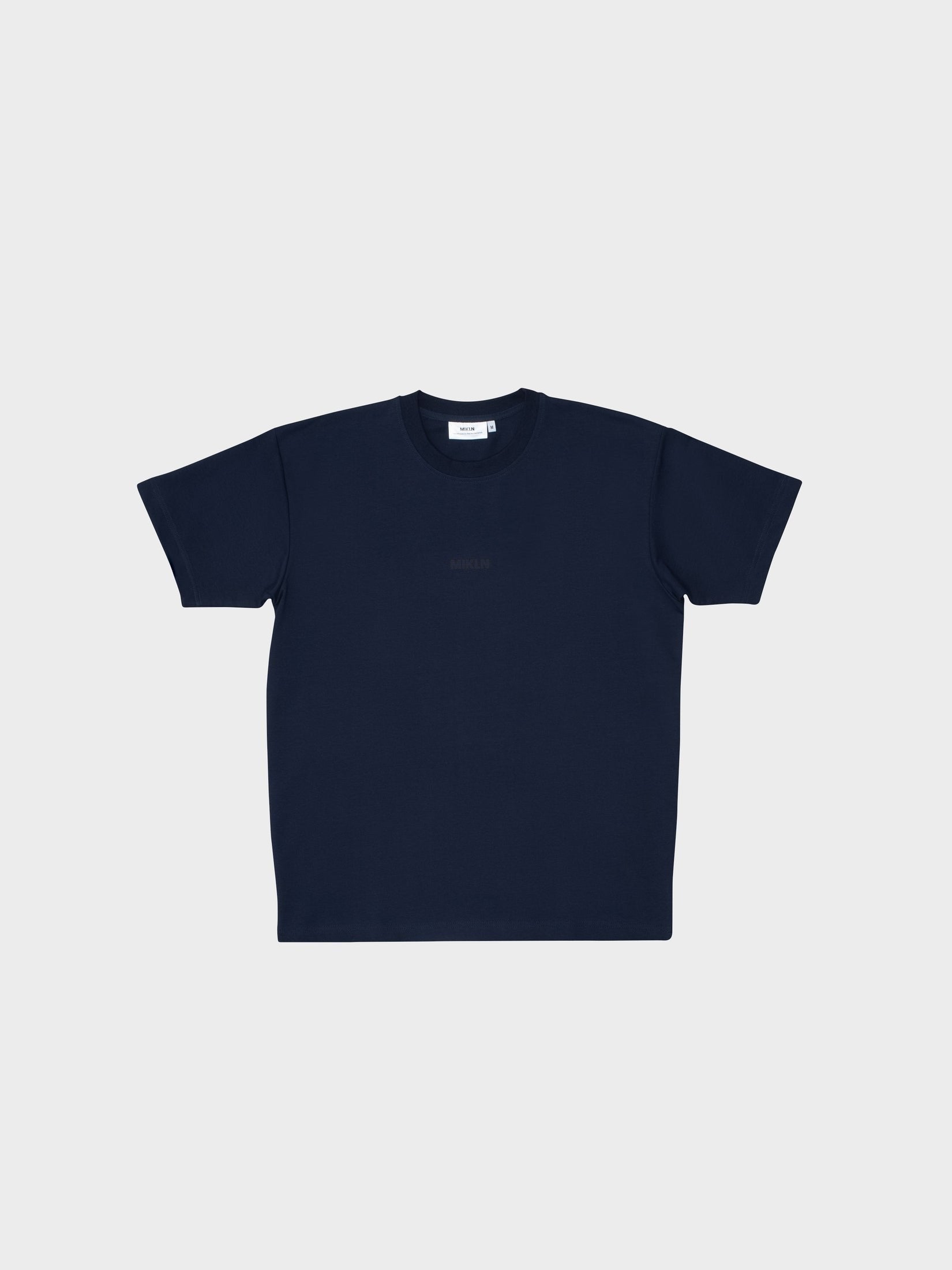 MIKLN Original T-shirt in blauw, relaxed fit, handgemaakt in Nederland