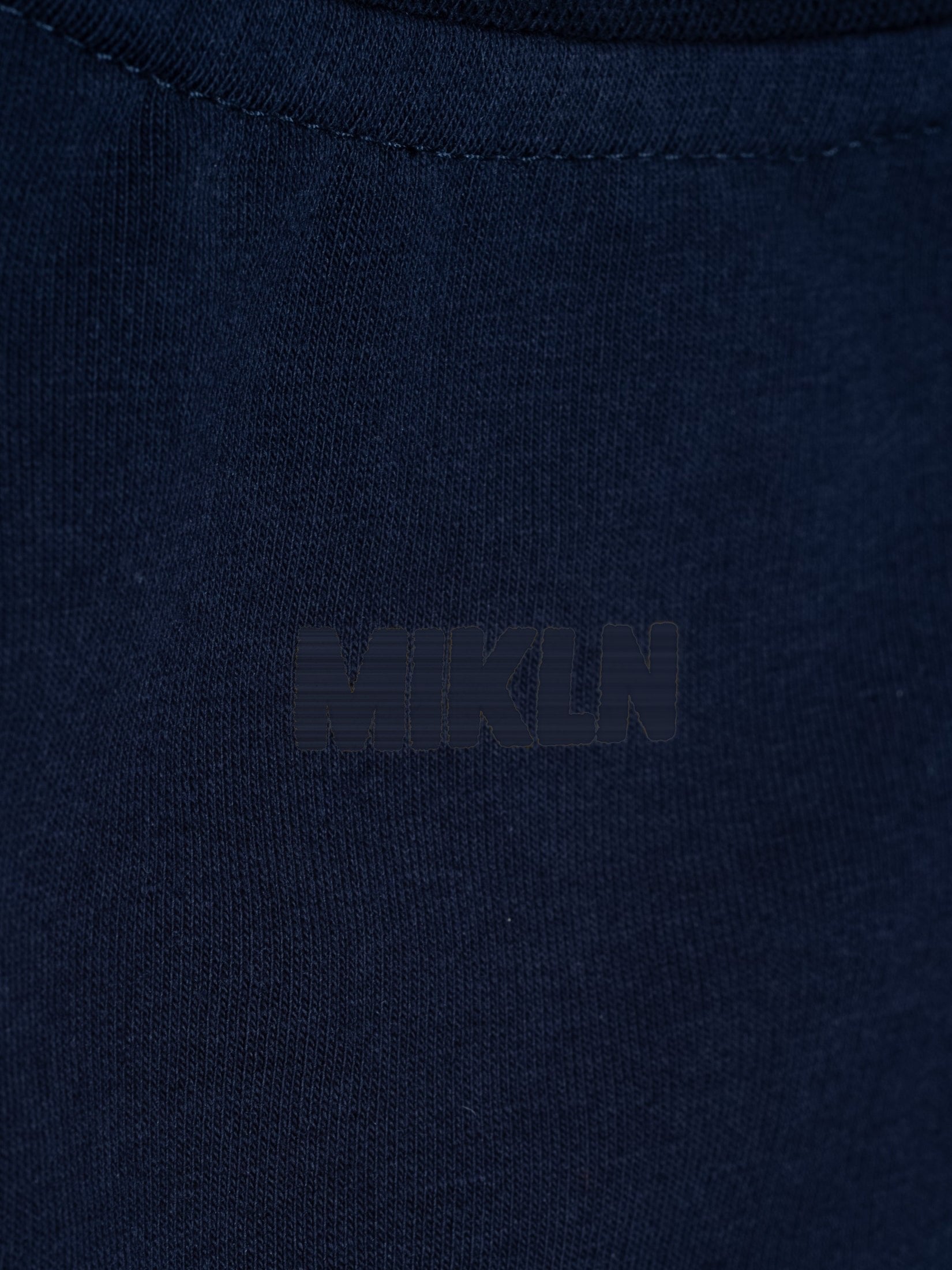 MIKLN Original T-shirt in blauw, premium stof, handgemaakt in Nederland