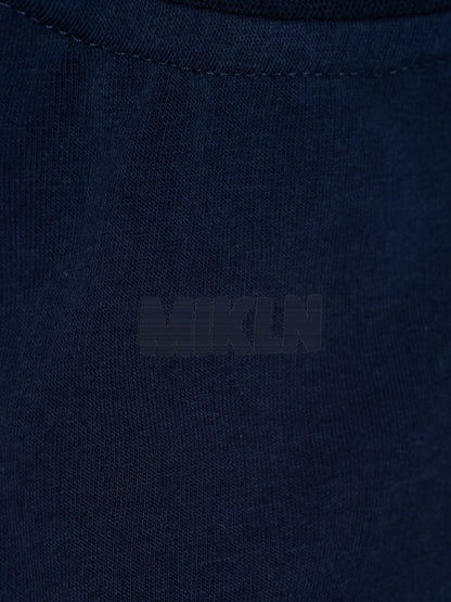 MIKLN Original T-shirt in blauw, premium stof, handgemaakt in Nederland