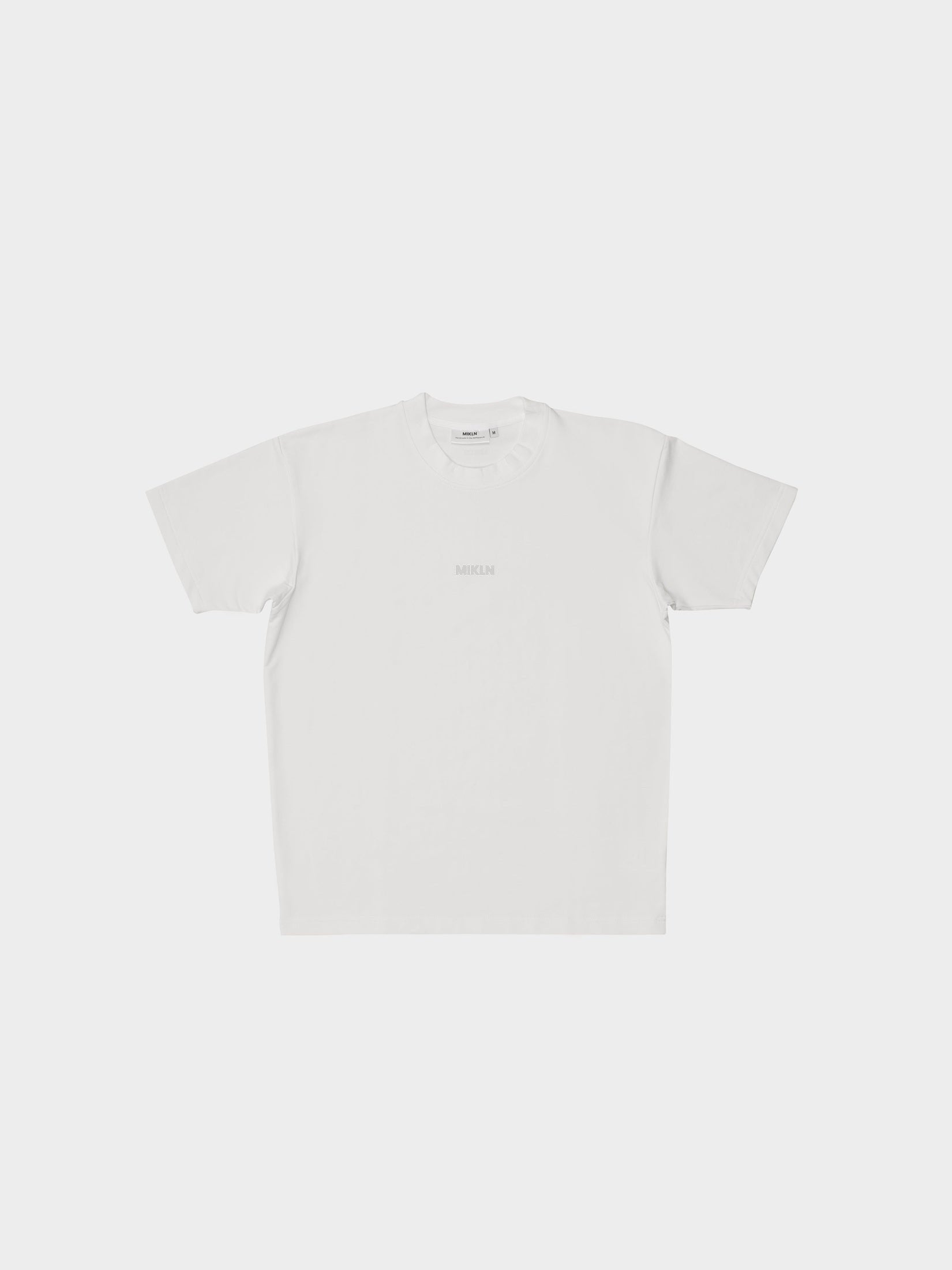 MIKLN Original T-shirt in off-white, relaxed fit, handgemaakt in Nederland