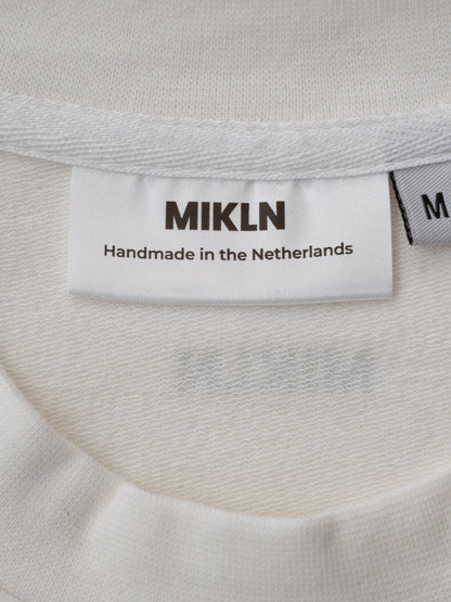 MIKLN Original T-shirt in off-white, premium stof, handgemaakt in Nederland
