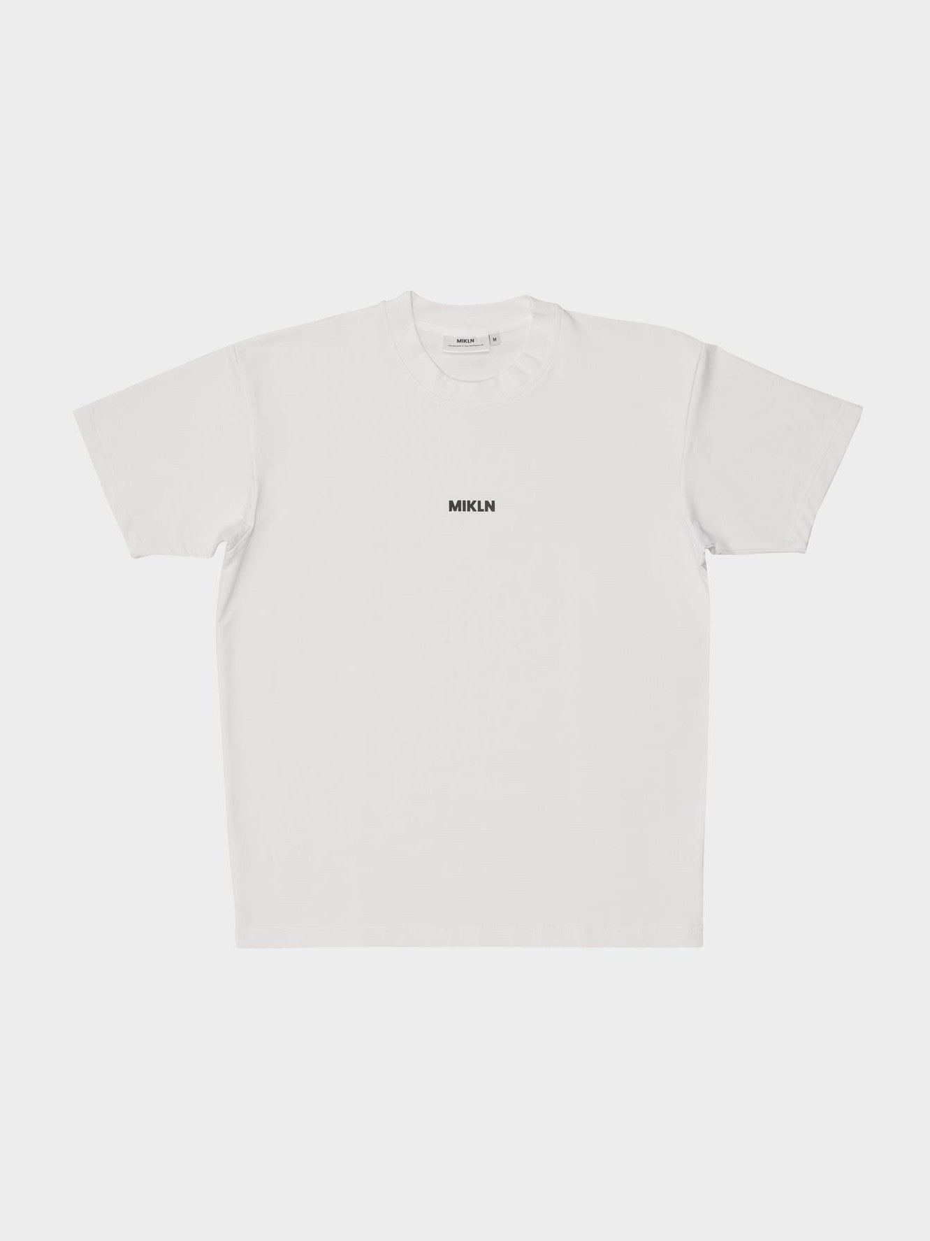 mikln original t-shirt in off-white, vooraanzicht, handgemaakt in nederland